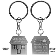 "The Cottage" Laser Engraved Metal Keyholder